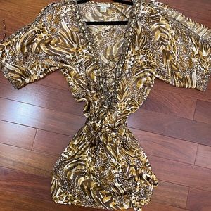 Animal print Cover up